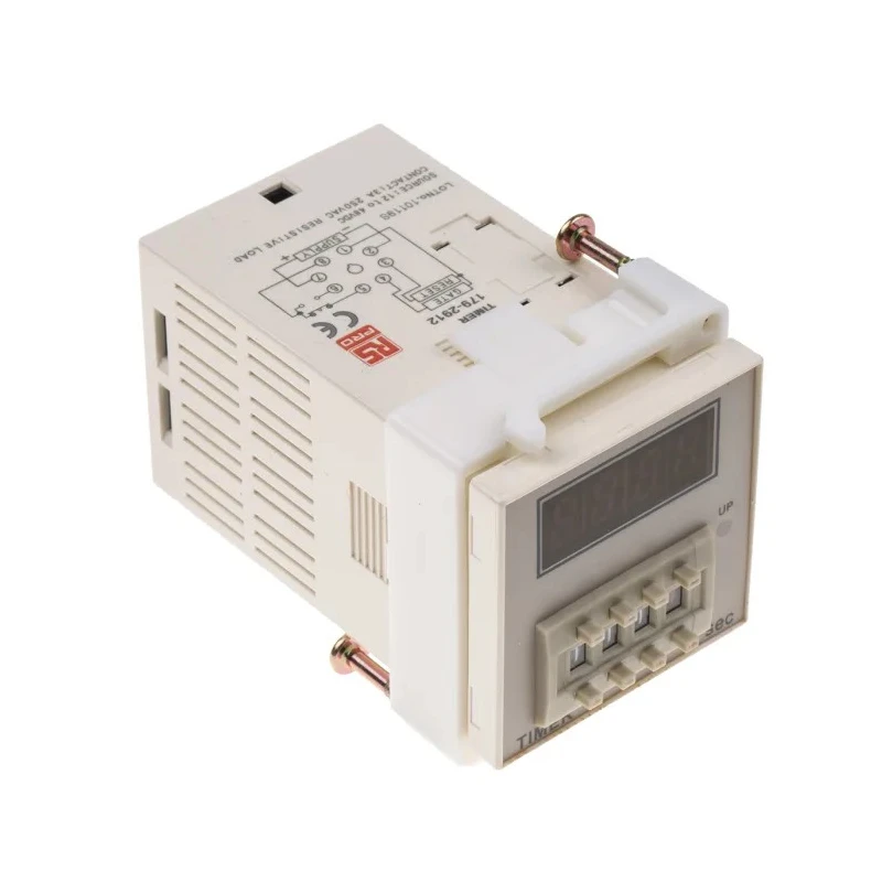 RS PRO Plug-In Timer Relay 1-Contact SPDT ON Delay Function 12 V dc, 48 V dc, 240 V ac 999.9 s 179-2912