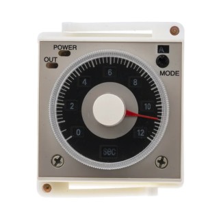 RS PRO Panel Timer Relay 2-Contact, Multifunction, DPDT Switch, 100 to 125 V DC, 220 V AC, 0.1 s to 300 h 179-2920