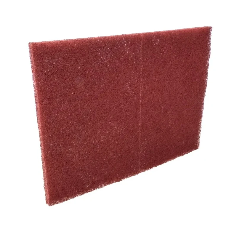 3M Silicon Carbide Very Fine Grade Power Sanding Pad, 228mm Length, 152mm Width, Maroon, Model 64926
