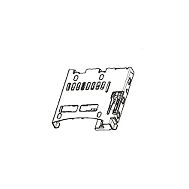 Molex 8 Way Push-Push MicroSD Memory Card Connector Surface Mount Thermoplastic Housing Gold or Tin Plated 47352-1001-TR200