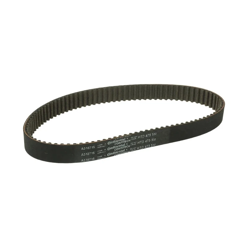 Contitech HTD Rubber Timing Belt Conti Synchrobelt 5mm Pitch, 15mm Width, 475mm Length, 95 Teeth, Glass Cord 475 5M 15