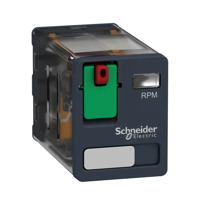 Schneider Electric Panel Power Relay 230V AC Coil 15A Switching Current DPDT RPM21P7