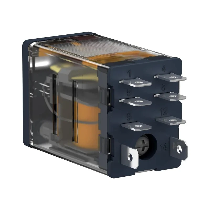 Schneider Electric Panel Power Relay 230V AC Coil 15A Switching Current DPDT RPM21P7