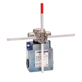 Telemecanique Sensors OsiSense XC Series Rod Limit Switch, Zinc Alloy Housing, IP66, 4P Contact Configuration XCKMR54D1