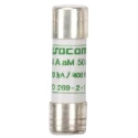 Socomec 6A Ceramic Cartridge Fuse 500V AC, 14 x 51 mm, High Breaking Capacity 60520006