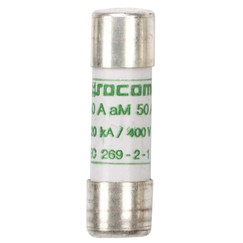 Socomec 6A Ceramic Cartridge Fuse 500V AC, 14 x 51 mm, High Breaking Capacity 60520006