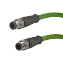 Molex Male 4 Way Straight to Male 4 Way M12 Sensor Actuator Cable 5 m 30V IP67 1201088308