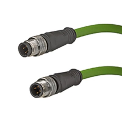 Molex Male 4 Way Straight to Male 4 Way M12 Sensor Actuator Cable 5 m 30V IP67 1201088308