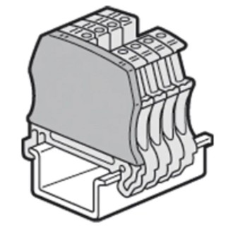 Legrand Viking Series Grey End Cover for DIN Rail Terminal Blocks 0 375 53