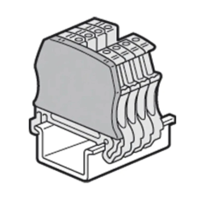 Legrand Viking Series Grey End Cover for DIN Rail Terminal Blocks 0 375 53