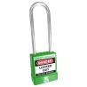 RS PRO Green 1-Lock Lockout Steel, ABS Safety Lockout Padlock 5 mm Shackle Diameter 73 mm 180-6840