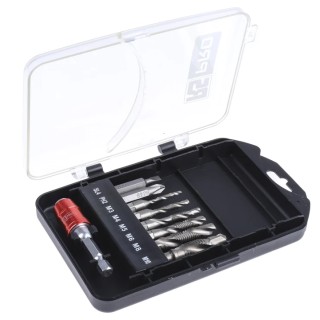 RS PRO Tap & Drill Set, Metric Standard Spiral Flute Left Hand Thread Direction HSS Material 6 Pieces 180-7091