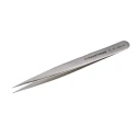 Bahco 110mm Stainless Steel Fine, Straight ESD Safe Tweezer TL 3C-SA-SL