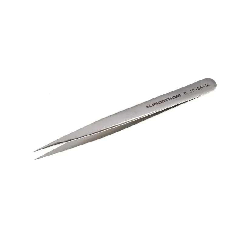 Bahco 110mm Stainless Steel Fine, Straight ESD Safe Tweezer TL 3C-SA-SL