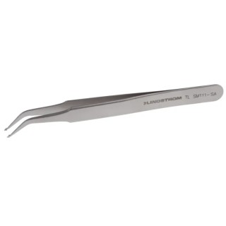 Lindstrom Stainless Steel Round Fine ESD Safe Surface Mount Precision Tweezer 120mm TL SM 111-SA