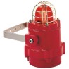 e2s BExBG15 Series Red Beacon 24V DC Strobe Bracket, Xenon Bulb, IP67 BEXBG15DPDC024AB1A1R/R