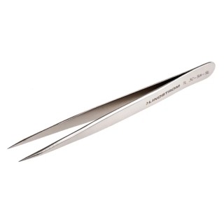 Lindstrom 120mm Stainless Steel Fine, Round ESD Safe Tweezer TL SM 110-SA