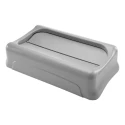 Rubbermaid Commercial Products 520 mm Grey Plastic Swing Bin Lid for FG3540 and FG3541 Containers FG267360GRAY