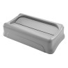 Rubbermaid Commercial Products 520 mm Grey Plastic Swing Bin Lid for FG3540 and FG3541 Containers FG267360GRAY