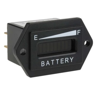RS PRO Digital Voltmeter DC LED Display Cutout 25 mm x 37 mm Digit Height 85 mm 180-9260
