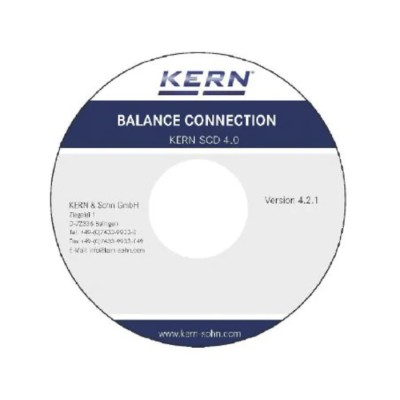 Kern Balance Connection Software Compatible With Windows XP, Vista, 7, 8, 8.1, 10 SCD-4.0