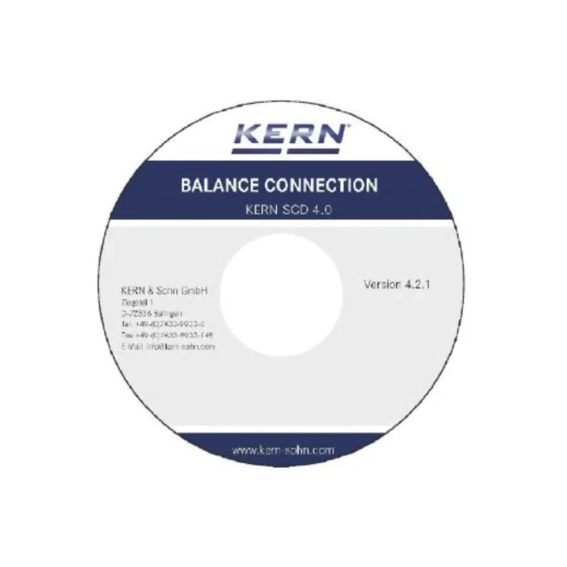 Kern Balance Connection Software Compatible With Windows XP, Vista, 7, 8, 8.1, 10 SCD-4.0