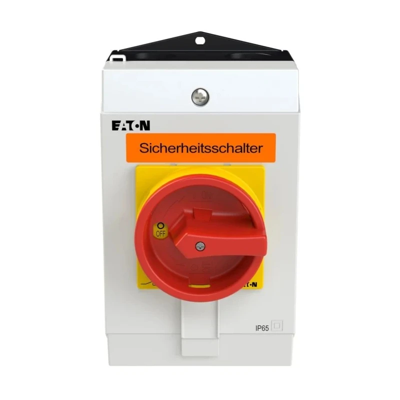 Eaton 3-Pole Surface Mount Isolator Switch IP65, 25A Current, 13 kW Power, 690V AC Voltage 