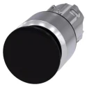 Siemens SIRIUS ACT 3SU10 Series Black Latching Push Button Head, 22 mm Cutout, IP69K IP67 IP66 3SU1050-1AA10-0AA0