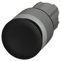 Siemens SIRIUS ACT 3SU10 Series Black Latching Push Button Head, 22 mm Cutout, IP69K IP67 IP66 3SU1050-1AA10-0AA0