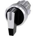 Siemens SIRIUS ACT 3SU10 Series 3 Position Illuminated Selector Switch Head, 22 mm Cutout, White Handle 3SU1052-2CM60-0AA0