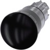Siemens SIRIUS ACT 3SU10 Series Black Latching Push Button Head 22 mm Cutout IP69K IP67 IP66 3SU1050-1HB10-0AA0