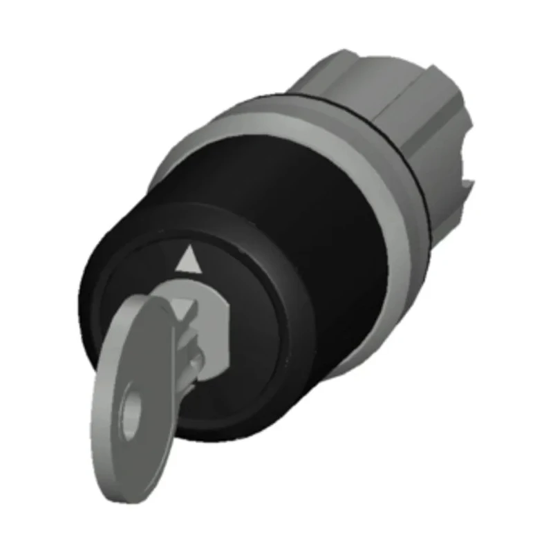 Siemens SIRIUS ACT 3SU10 3-position Momentary Key Switch Head, 22 mm Cutout Diameter 3SU1050-5BN01-0AA0