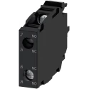 Siemens SIRIUS ACT 3SU14 Series Contact Block 500 V ac, 500V dc, 10A Screw Terminal 3SU1400-1AA10-1GA0
