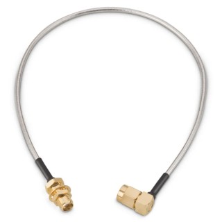 Wurth Elektronik SMA Series RF Coaxial Cable 50 Ω, 152.4 mm Length, White, Terminated 65503603215308