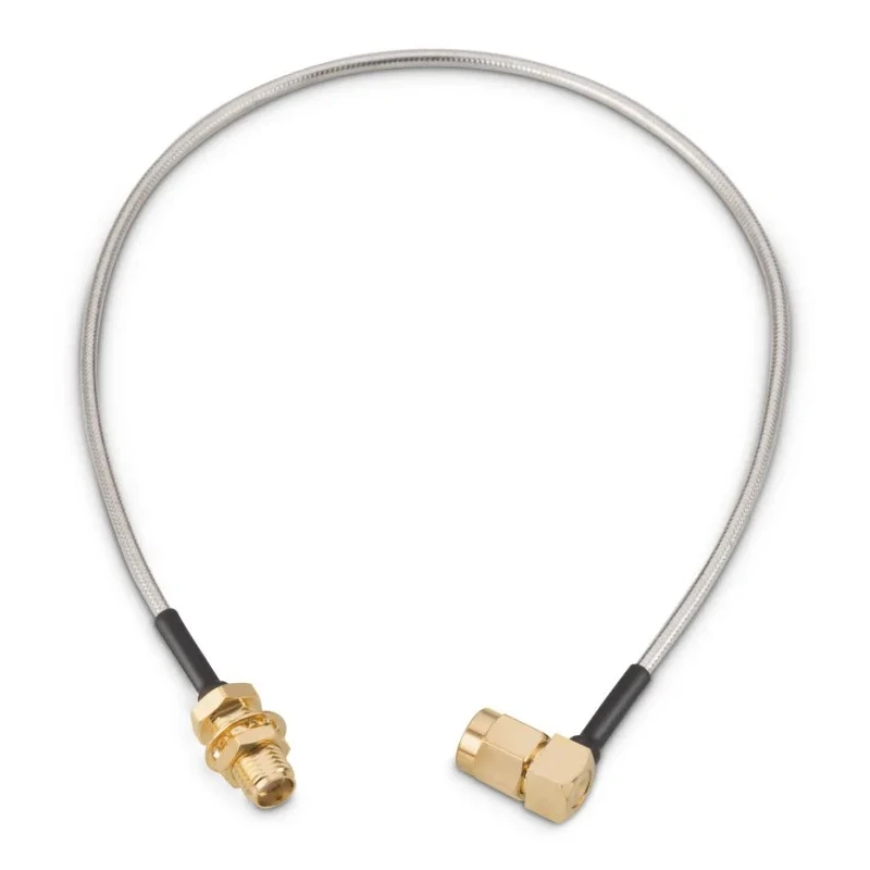 Wurth Elektronik SMA Series RF Coaxial Cable 50 Ω, 152.4 mm Length, White, Terminated 65503603215308