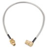 Wurth Elektronik SMA Series RF Coaxial Cable 50 Ω, 152.4 mm Length, White, Terminated 65503603215308