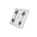 Carclo Mini Hubble Series 4-Way LED Lens, Polymethyl Methacrylate Bubble Lens 50x50mm 12816