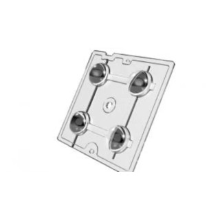 Carclo Mini Hubble Series 4-Way LED Lens, Polymethyl Methacrylate Bubble Lens 50x50mm 12816