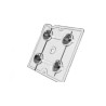 Carclo Mini Hubble Series 4-Way LED Lens, Polymethyl Methacrylate Bubble Lens 50x50mm 12816