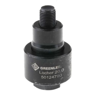 Greenlee Hydraulic Circular Punch & Die Set 20 mm Hole Size for Mild Steel 3 mm Stainless Steel 1.5 mm 50124790
