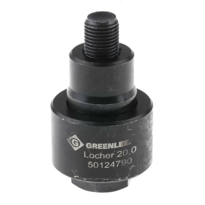 Greenlee Hydraulic Circular Punch & Die Set 20 mm Hole Size for Mild Steel 3 mm Stainless Steel 1.5 mm 50124790