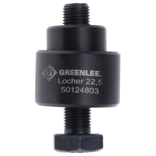 Greenlee Circular Hydraulic Punch & Die Set 22.5 mm Cutting Capacity 1.5 to 3 mm 50124803