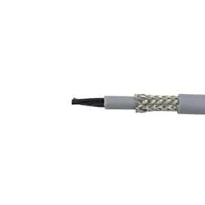 Alpha Wire Pro-Met Screened Control Cable, 4 Cores 0.5mm² Copper Conductor, Transparent Polyvinyl Chloride 470045CY CL033