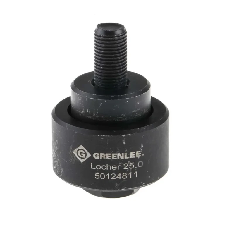 Greenlee Hydraulic 1 Piece Punch & Die Set, 25 mm Circular Hole, Cutting Capacity 3 mm Mild Steel, Model 50124811