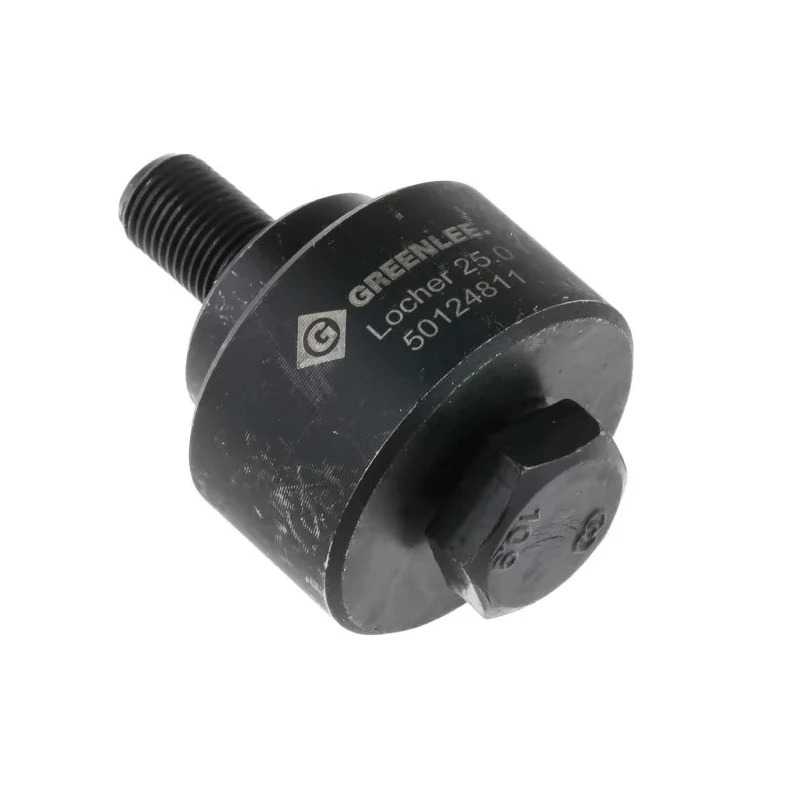 Greenlee Hydraulic 1 Piece Punch & Die Set, 25 mm Circular Hole, Cutting Capacity 3 mm Mild Steel, Model 50124811