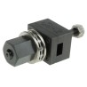 Greenlee Hydraulic 1 Piece Punch & Die Set, 21.3 x 12.9 mm Hole Size, 1.6 mm Cutting Capacity, 9 Way D F Hole Shape 50124706
