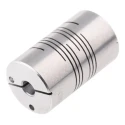 Ruland Aluminium Flexible Shaft Coupler 19.05 mm OD, 5 mm Bore, 31.75 mm Length, Clamp Style, Model FCMR19-5-5-A