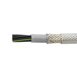 Alpha Wire Pro-Met Screened Control Cable, 5 Cores 1mm² Copper Conductors, Grey Polyvinyl Chloride Sheath 470051CY GE033