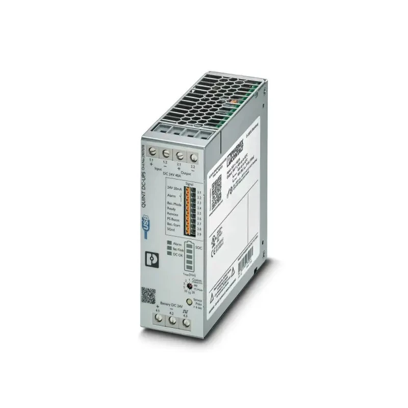 Phoenix Contact QUINT4 Uninterruptible Power Supply 18-30 V dc Input 18-32 V dc Output 1.12 kW 51.2A DIN Rail Mount 2907078