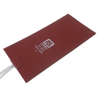 RS PRO Silicone Heater Mat 230V AC 160W Rectangle 8in x 4in 181-2065